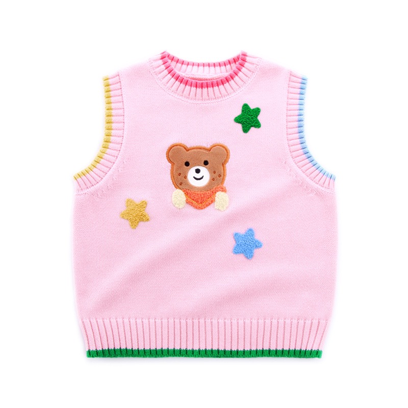 Baby Vest, Spring and Autumn, Grade A, Pure Cotton, Boys' Vest, Knitted Sweatshirt, Girls' Vest, Children's Vest