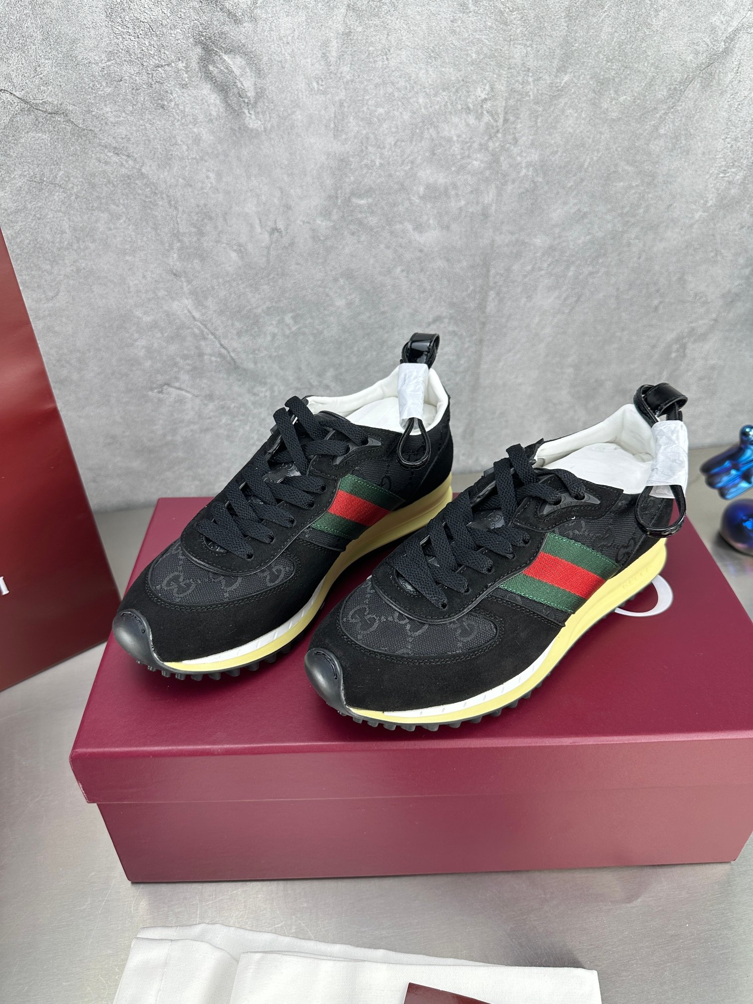 Gucci trendy casual shoes black style