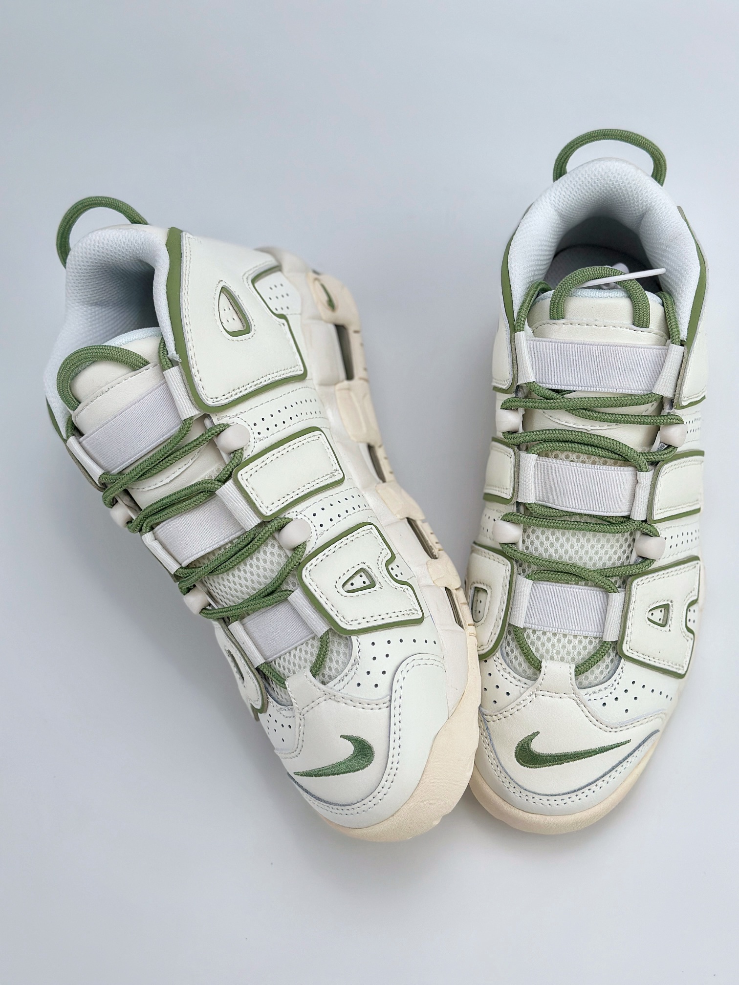 NIKE Uptempo white and green Pippen big AIR