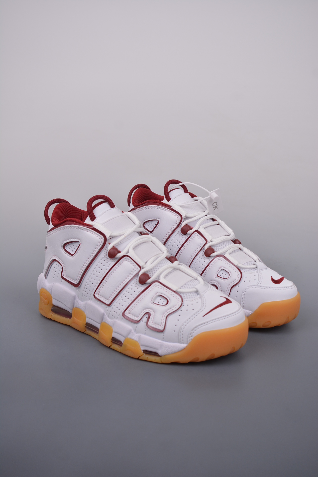 Nike Uptempo Pippen Big Air Red and White Rubber