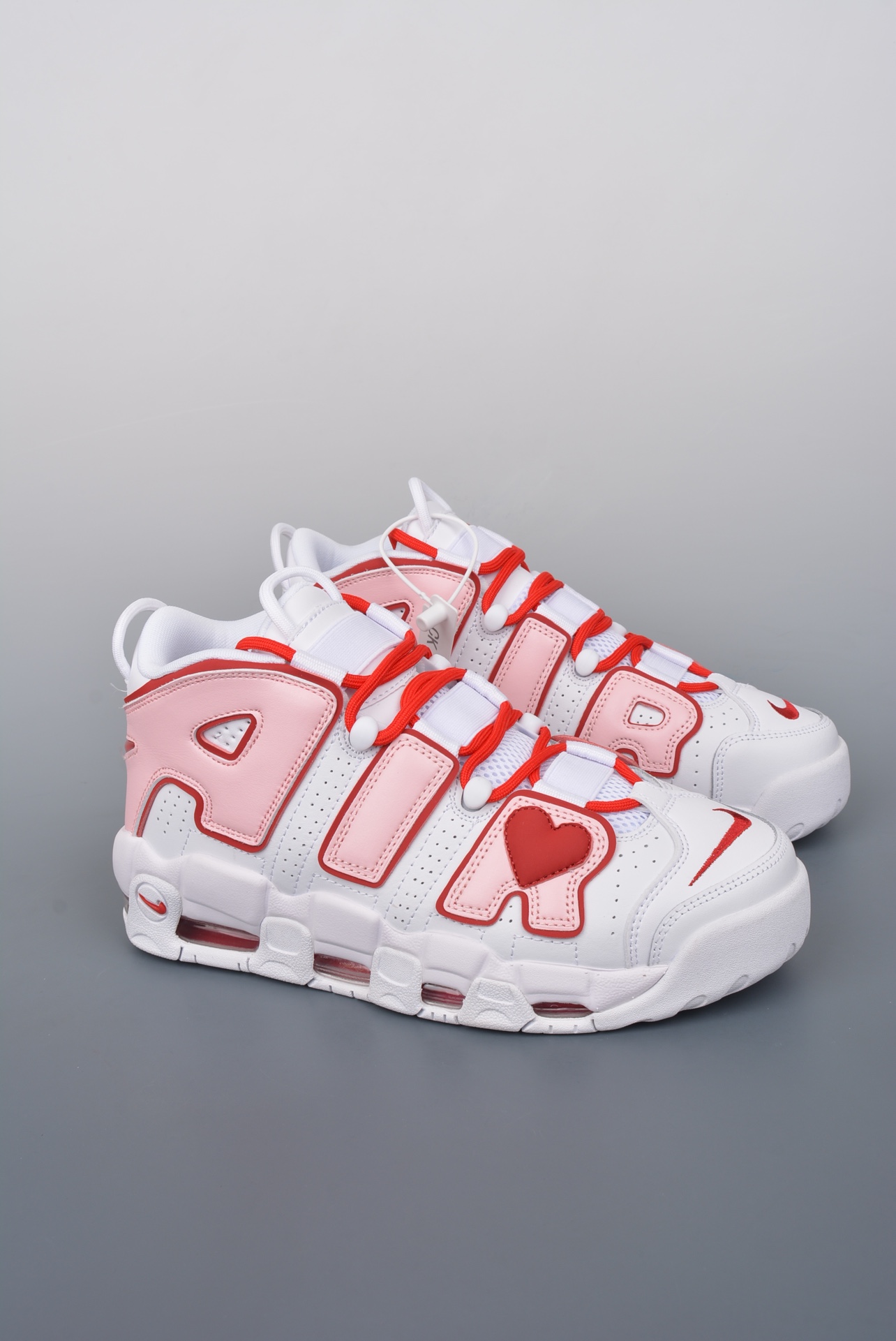 Nike Uptempo Pippen Air Max Red and White Valentine's Day Limited Edition