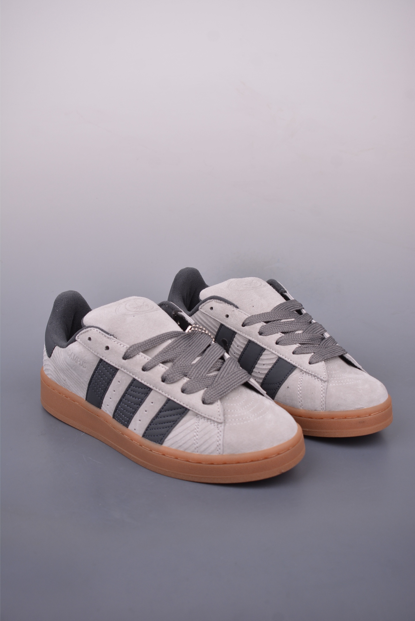 adidas GRAND COURT ALPHA grey loafers