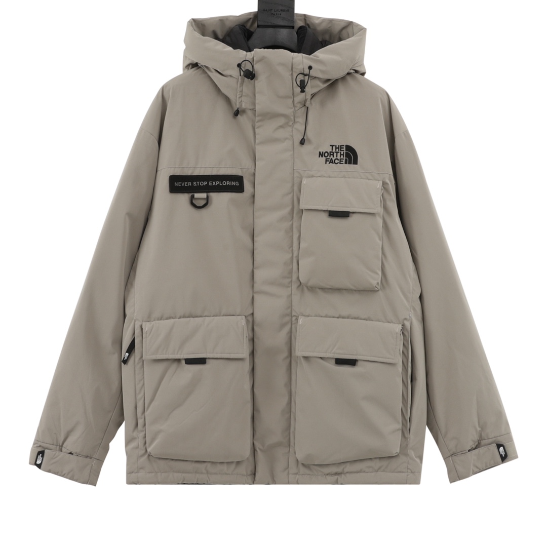 The North Face TNF North Face Multi-pocket Work Hooded Down Jacket