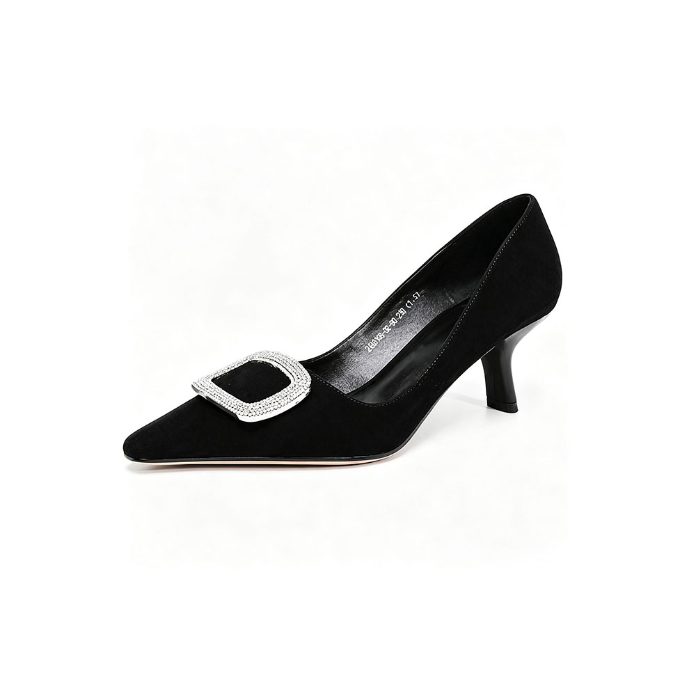Suede coarse single order shoes