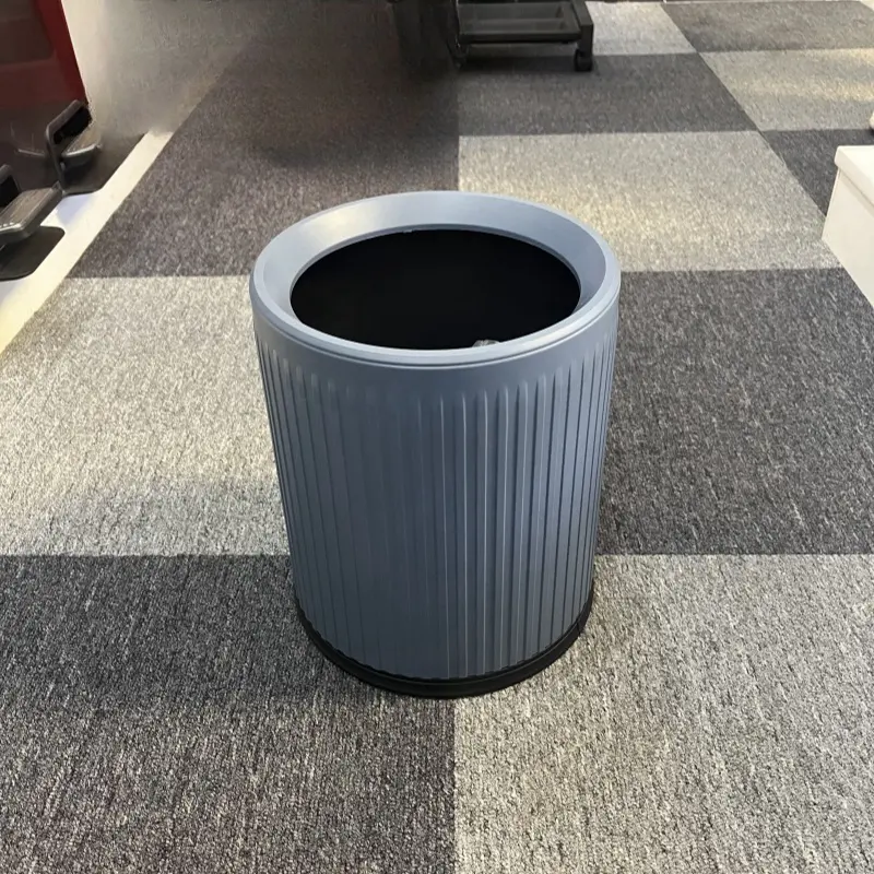 2024 Fashion Factory Office Bedroom Hotel Bathroom Trash Can High Quality Plastic Double Trash Can