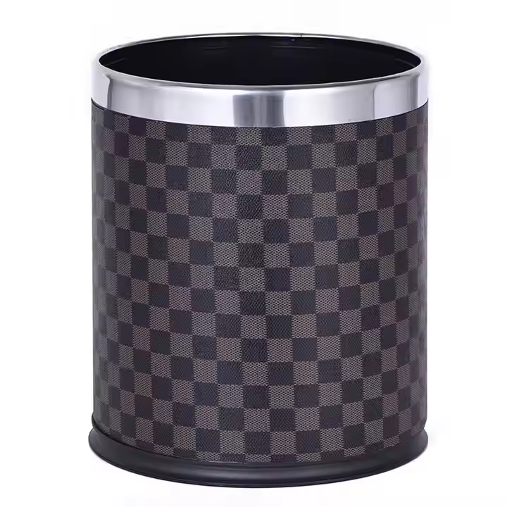 Factory Wholesale Custom Isolated Garbage Metal Dust Trash Bin Garbage Bin