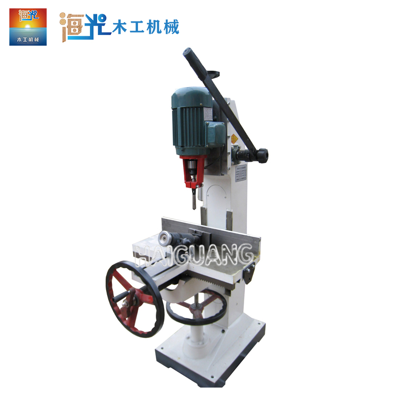Woodworking Machinery, Vertical Single - Spindle Mortising Machine, Manual square Mortise Machine, square Hole Drill