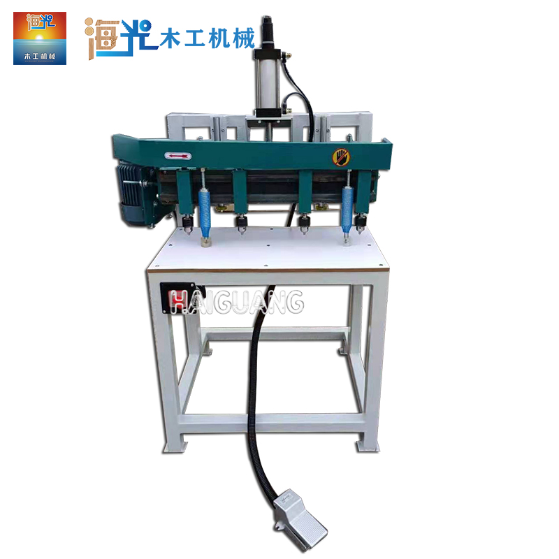 Pneumatic Vertical Multi-Axis Wood Boring Machine Group Drilling Machine with Multiple Heads for Multi-Task Drilling