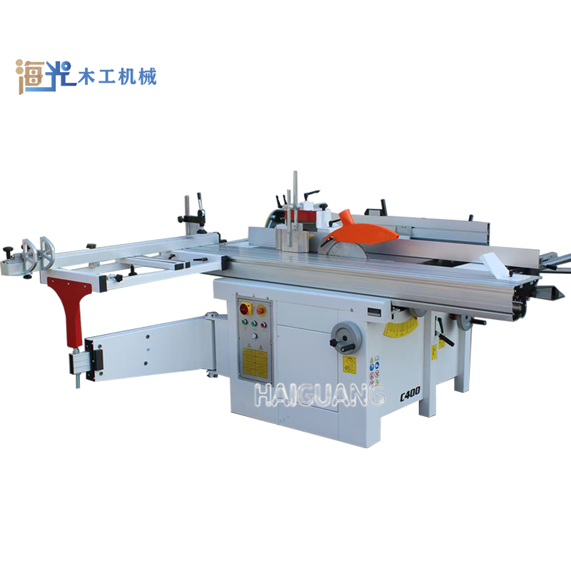 C300-c400  a High-quality Machine Tool Equipped with a Table Saw, Sliding Table, Planer, Thicknesser, and Spindle Moulder