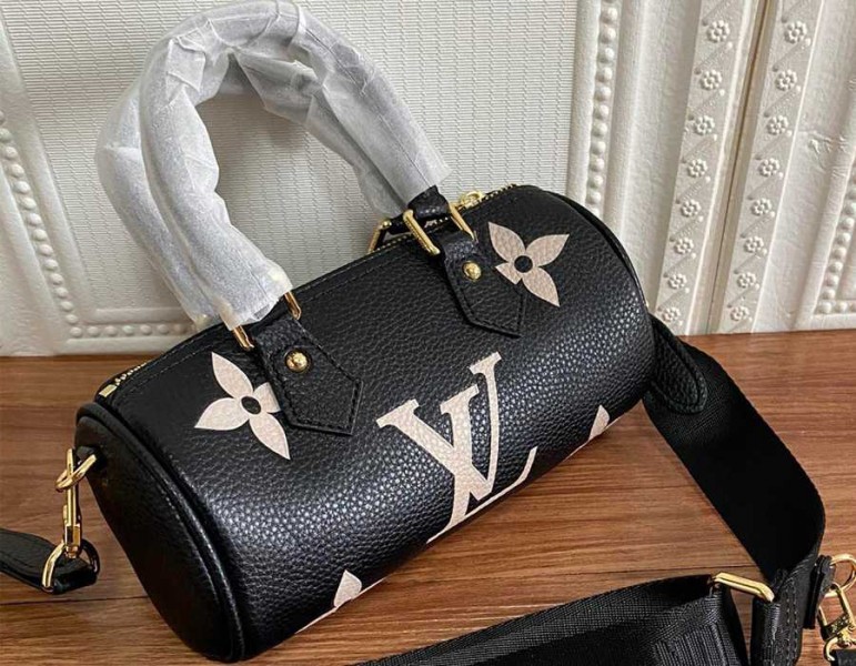 Monogram Empreinte Papillon BB In Black And Beige