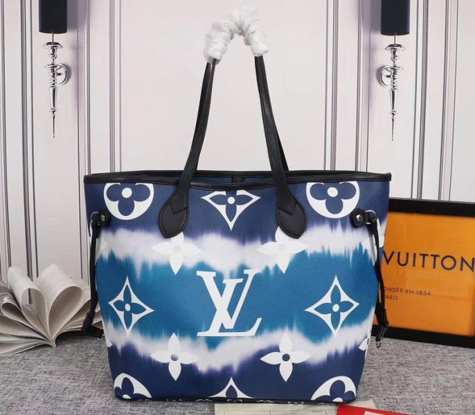 Seasonal Escale Neverfull MM In Blue