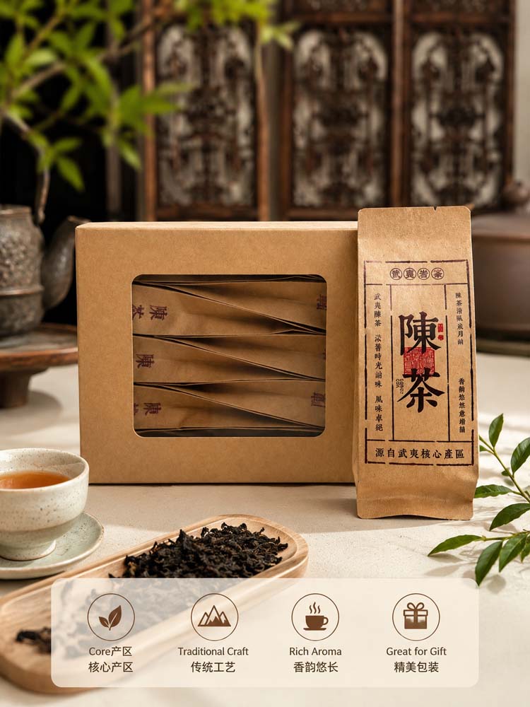 18-Year Aged Wuyi Rock Tea – Time-Brewed Mellow, “Three Times the Price for Deep Red Treasure”