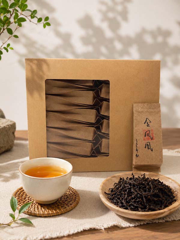 Jin Feng Huang (Golden Phoenix) | A Hidden Watermelon Sweetness in Wuyi Yancha – Fire-Free, Extremely Durable – Every Pouch Hand-Addressed with Care
