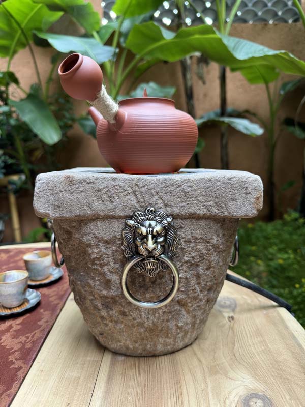 Handcrafted Natural-Stone Tea Brewing Stove