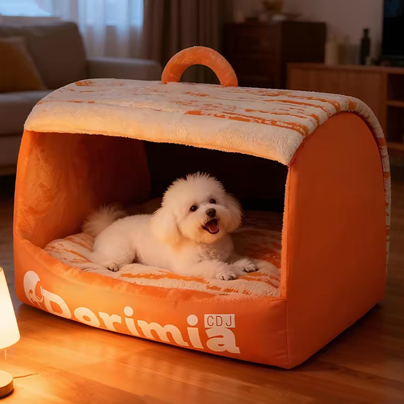 Cute cat and dog bed