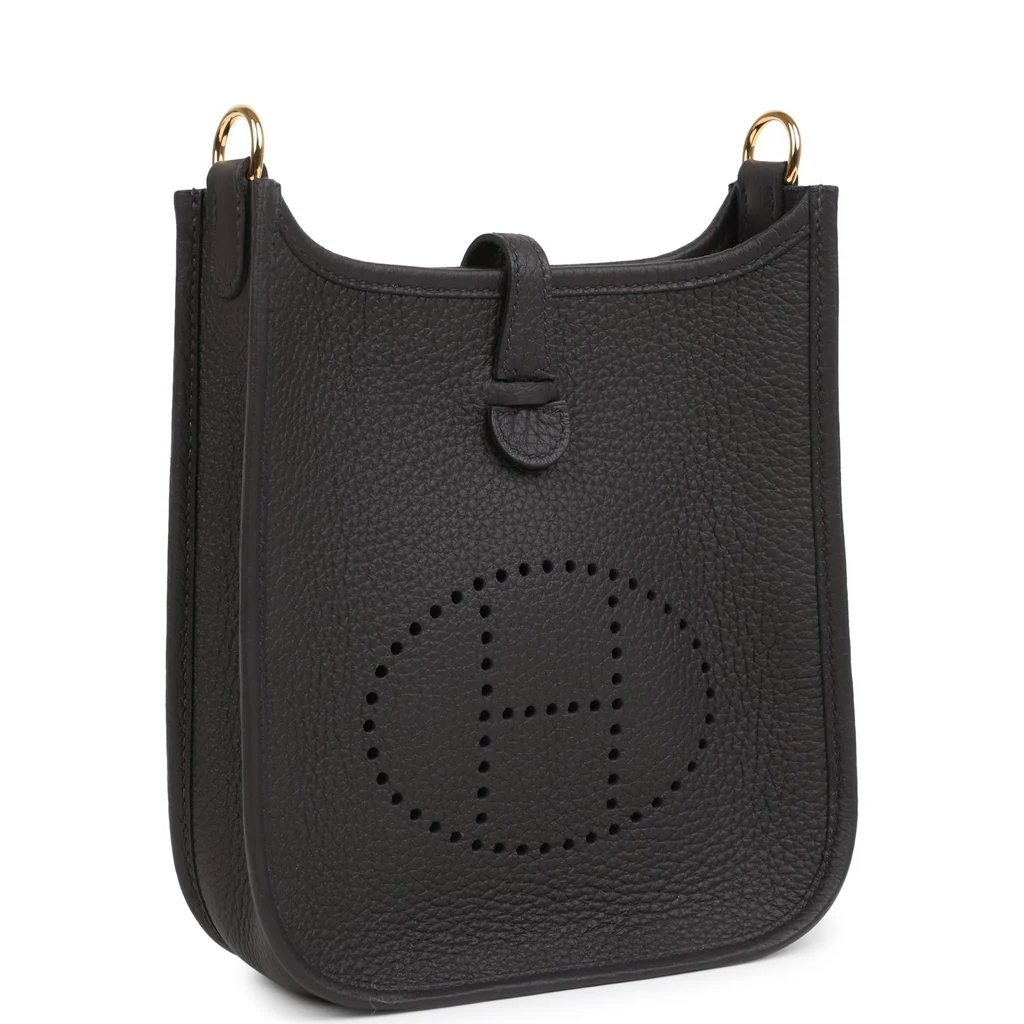 Hermes Evelyne TPM Prunoir Clemence Gold Hardware