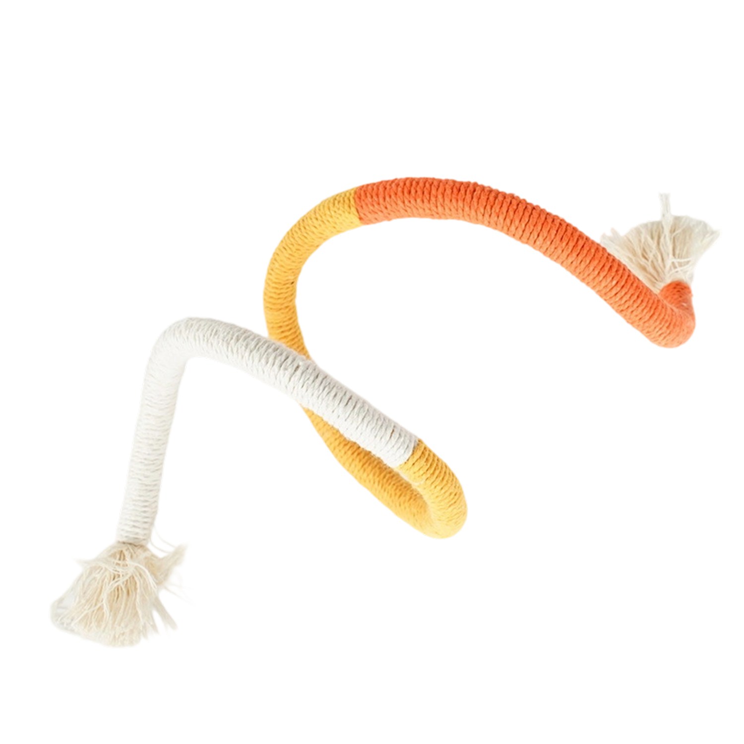 (6pcs) Durable Chew-Resistant Cat Teaser Wand: Interactive Toy for Bonding and Solo Play, Supports Dental Health with Bite-Resistant Rope 60cm S6083416