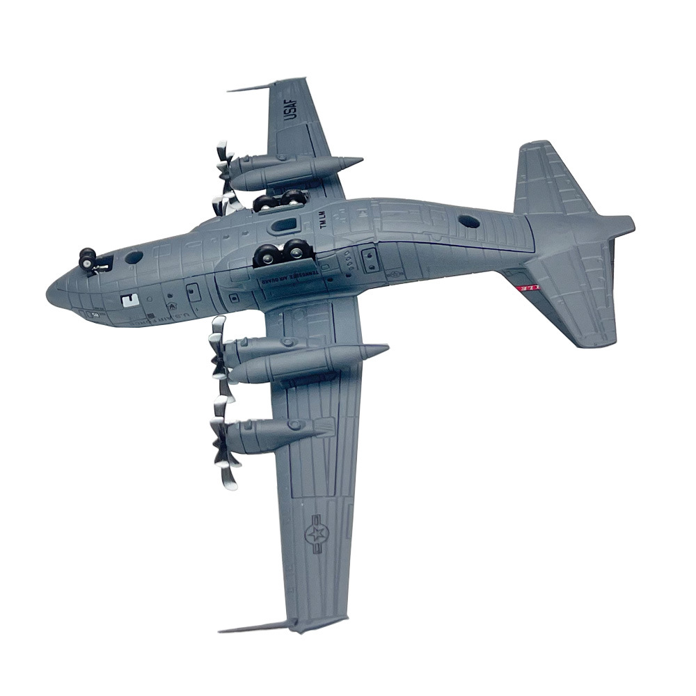 1/200 USA Air Force C130 Hercules Transport Plane Alloy Simulation Military Fighter Jet Aircraft Model