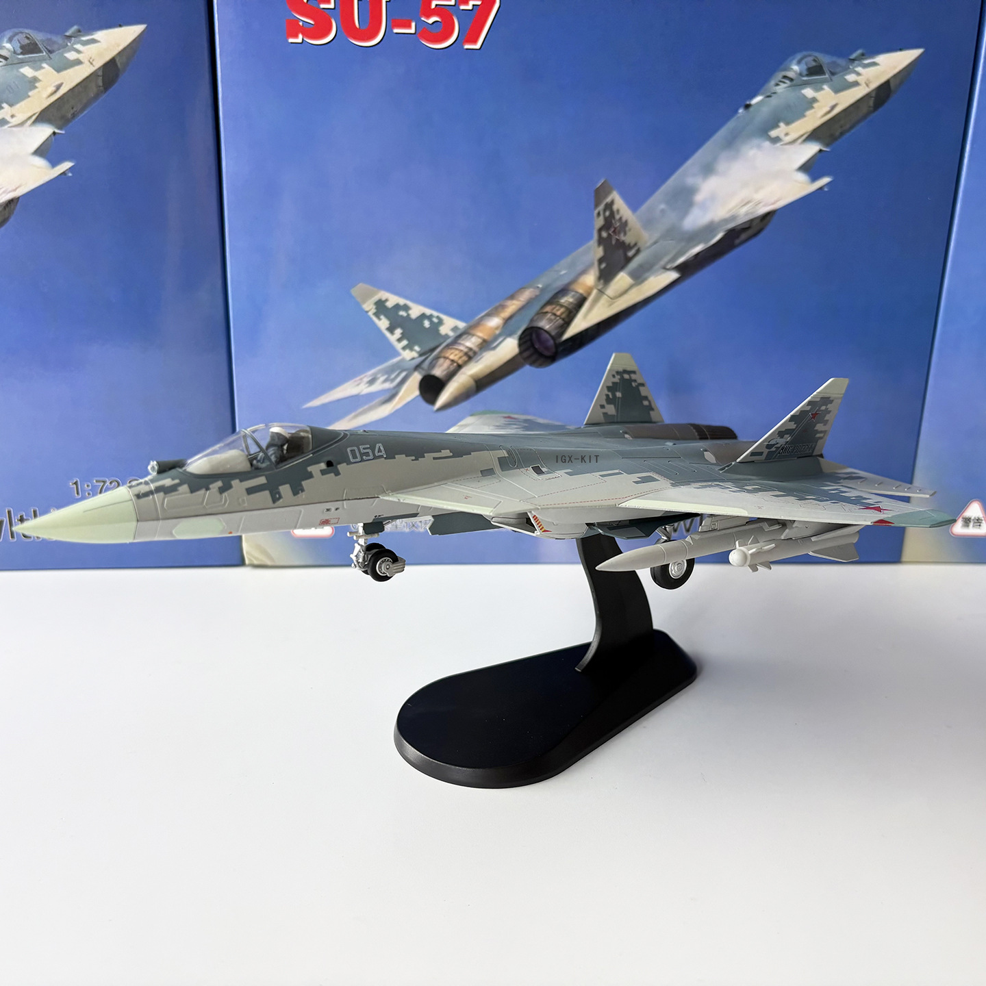 1/72 Russian SU57 Su57 stealth fighter jet Zhuhai Airshow 054 # finished aircraft model