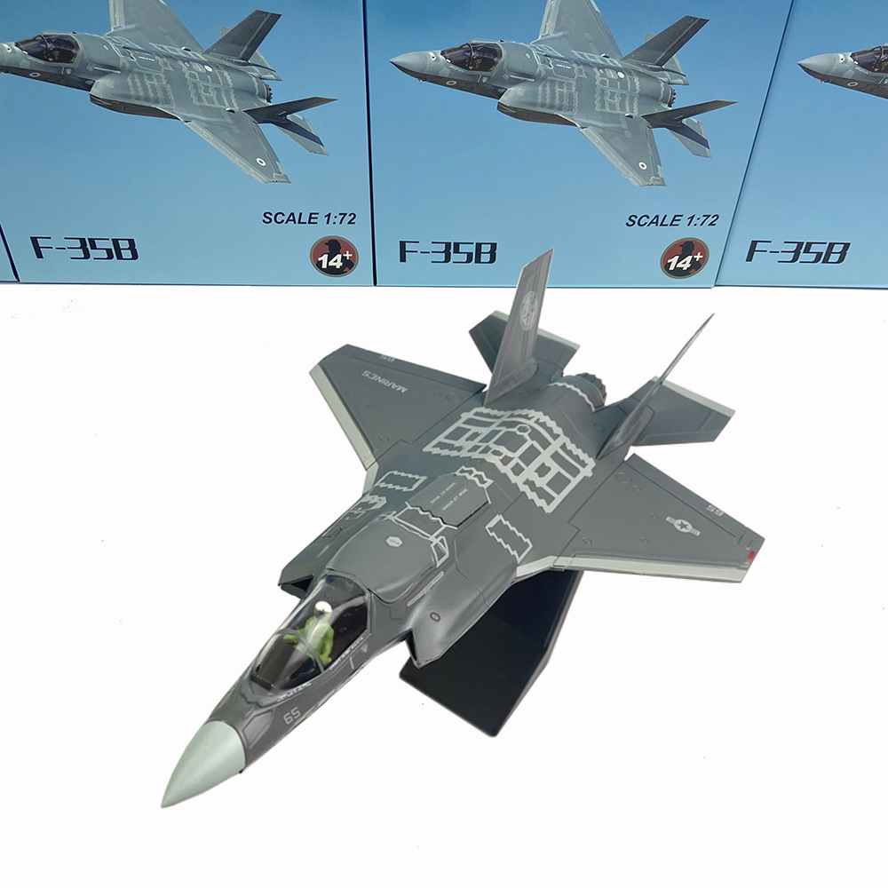 1/72 US F-35B vertical takeoff and landing fighter F35 aircraft military model ornament