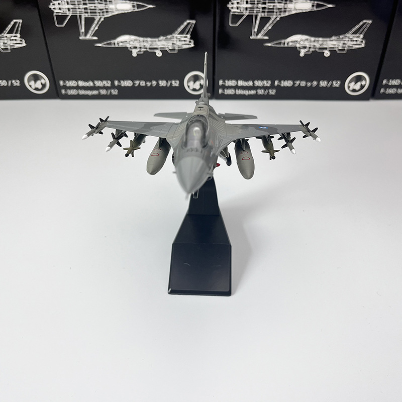 1/72 Scale F-16D Mirage Ghost F-16 Fighting Falcon Fighter Aircraft Simulated Alloy Military Model Greek Air Force