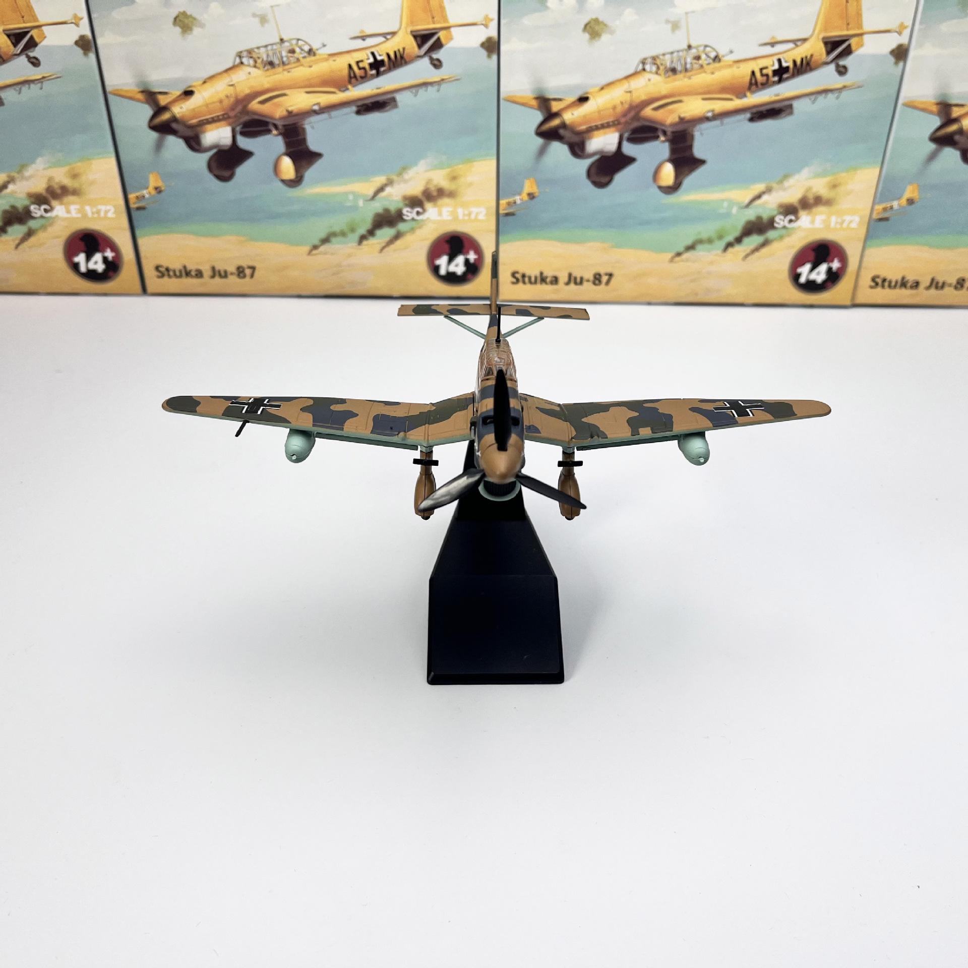 1/72 JU-87 Stuka Dive Bomber JU-87 Fighter Complete Alloy Aircraft Static Model