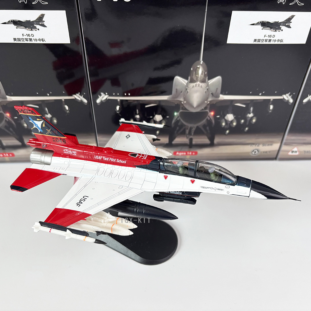 1/72 Scale American F-16D X-62A Fighter Aircraft AI Artificial Intelligence VISTA F16 Aircraft Model Alloy Display Piece