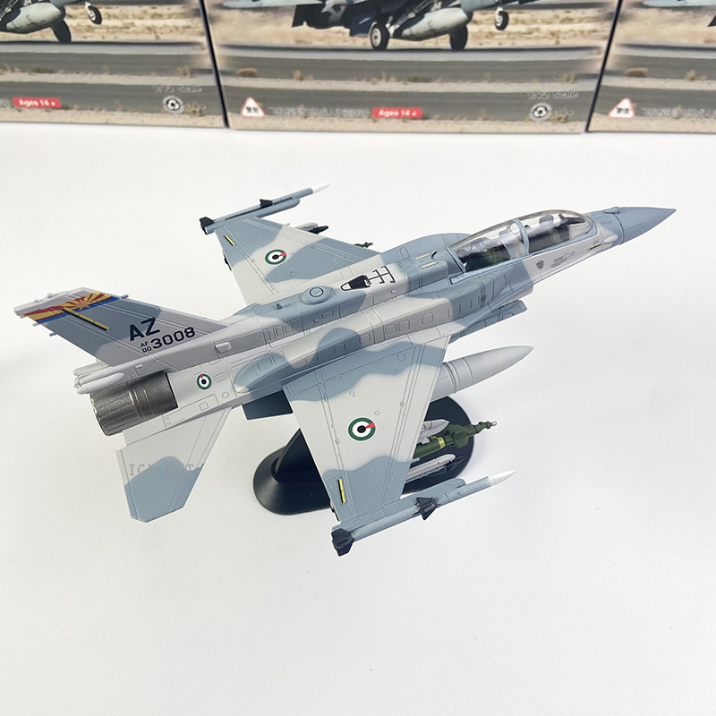 1/72 Scale UAE Air Force F-16F Fighting Falcon Desert Falcon Camouflage Alloy Aircraft Model Display Piece