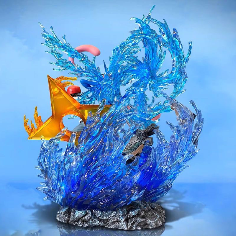 [Premium Version] EGG Ash Greninja 30cm Glowing Pokémon Anime Gift GK Figurine Ornament