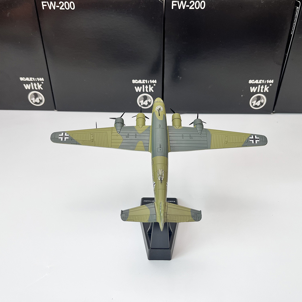 WLTK 1/144 WWII FW200 Condor Military Transport & Reconnaissance Aircraft Finished Model Aircraft Figurine