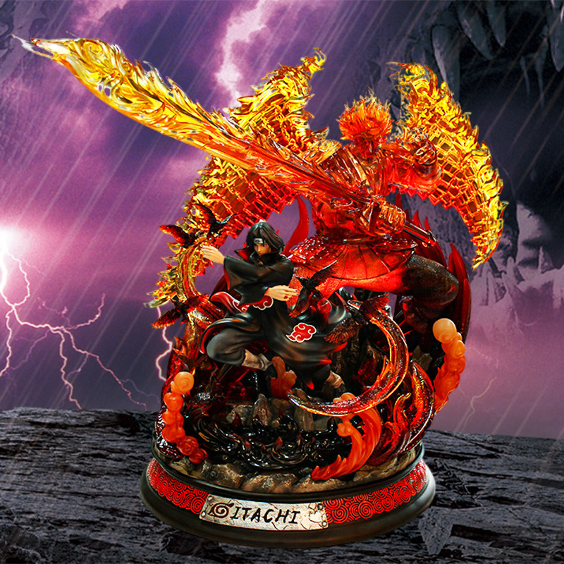 Naruto Shippuden Susanoo Collection GK Statues - Select: Kakashi, Itachi, or Sasuke - Translucent Resin Avatar Figure