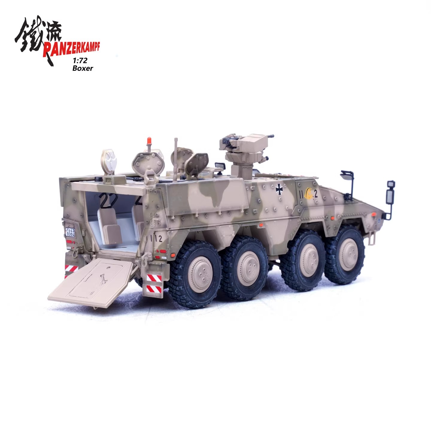 Panzerkampf GTK Boxer APC (Bundeswehr) - German 8x8 Armored Personnel Carrier | 1:72 Diecast Model