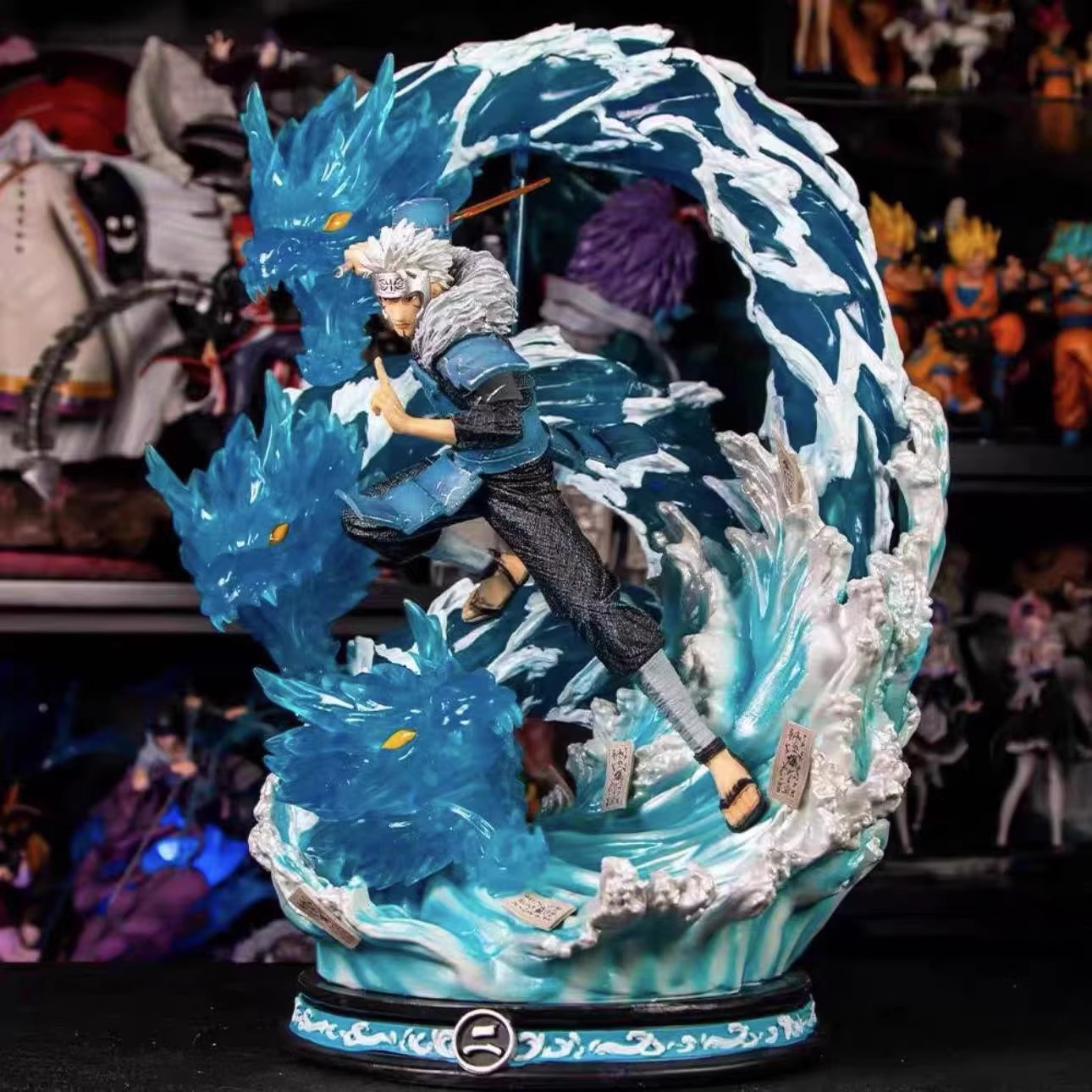 Naruto Shippuden Senju Brothers GK Statue - Hashirama & Tobirama (1st & 2nd Hokage) - Large Scale LED Resin Diorama
