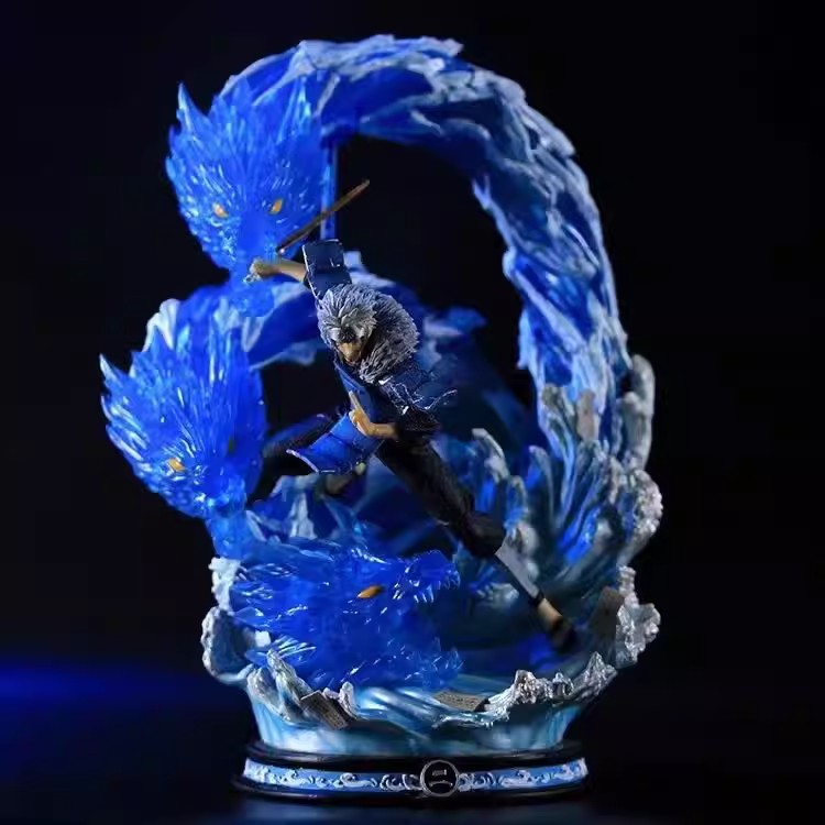 Naruto Shippuden Senju Brothers GK Statue - Hashirama & Tobirama (1st & 2nd Hokage) - Large Scale LED Resin Diorama