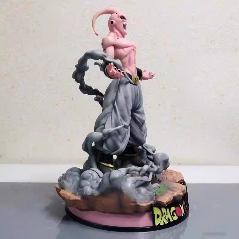 Iconic Pink Terror: Majin Buu Large Statue by OI Studio - Ultimate Dragon Ball Z Character Model - Premium Home Gallery & Gaming Decor