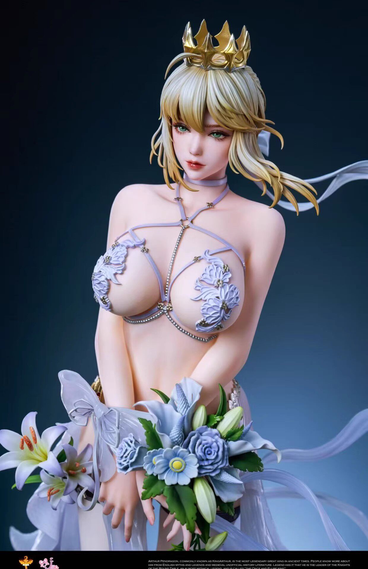DHstudio Fate/stay night Saber (Altria Pendragon) Bride Wedding Dress GK Resin Statue