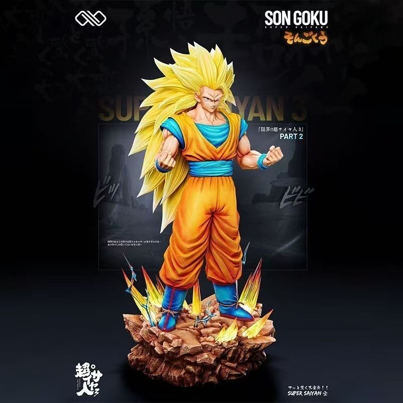 Dragon Ball Z Super Saiyan 3 Goku 2.0 Deluxe Edition Resin Statue