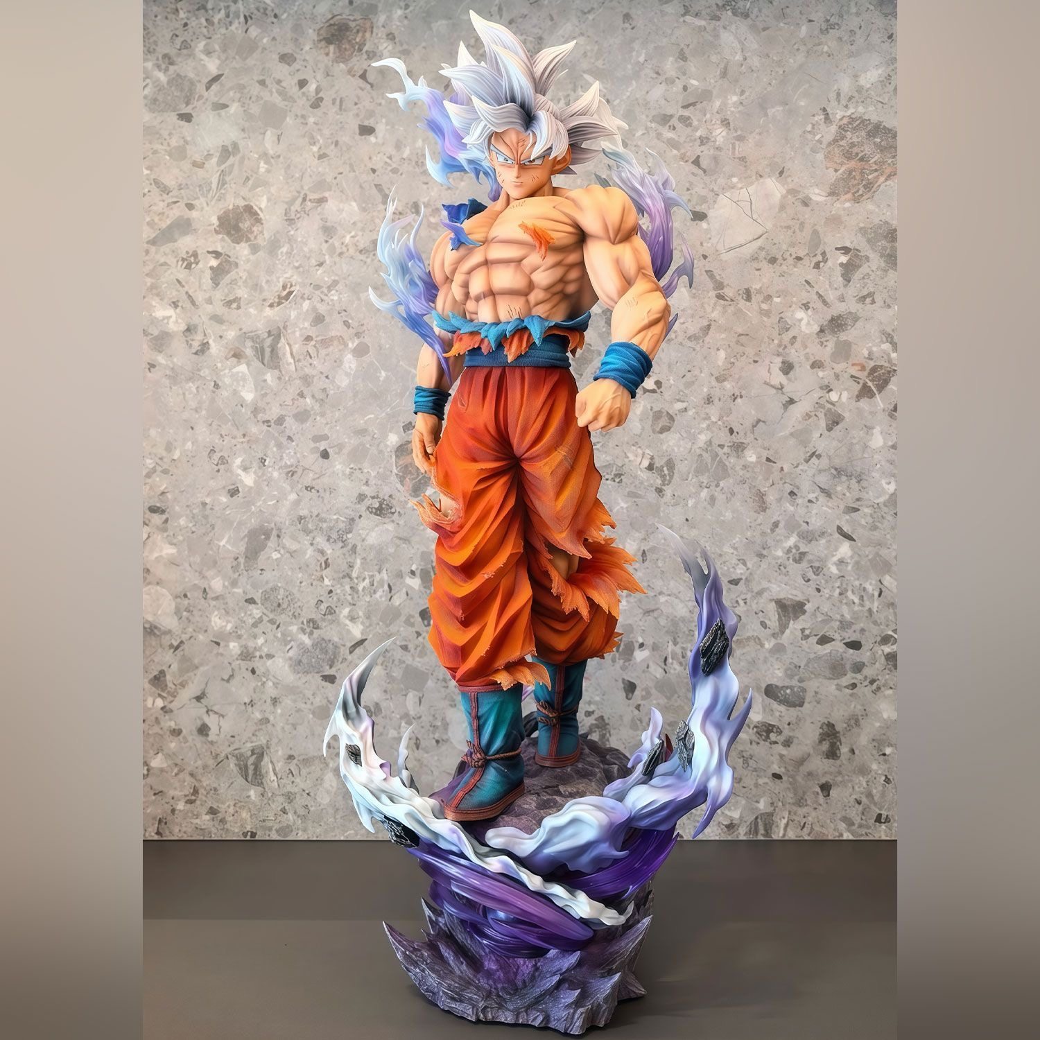 Yunqi Studio Dragon Ball Super Ultra Instinct Goku 43CM GK Resin Statue