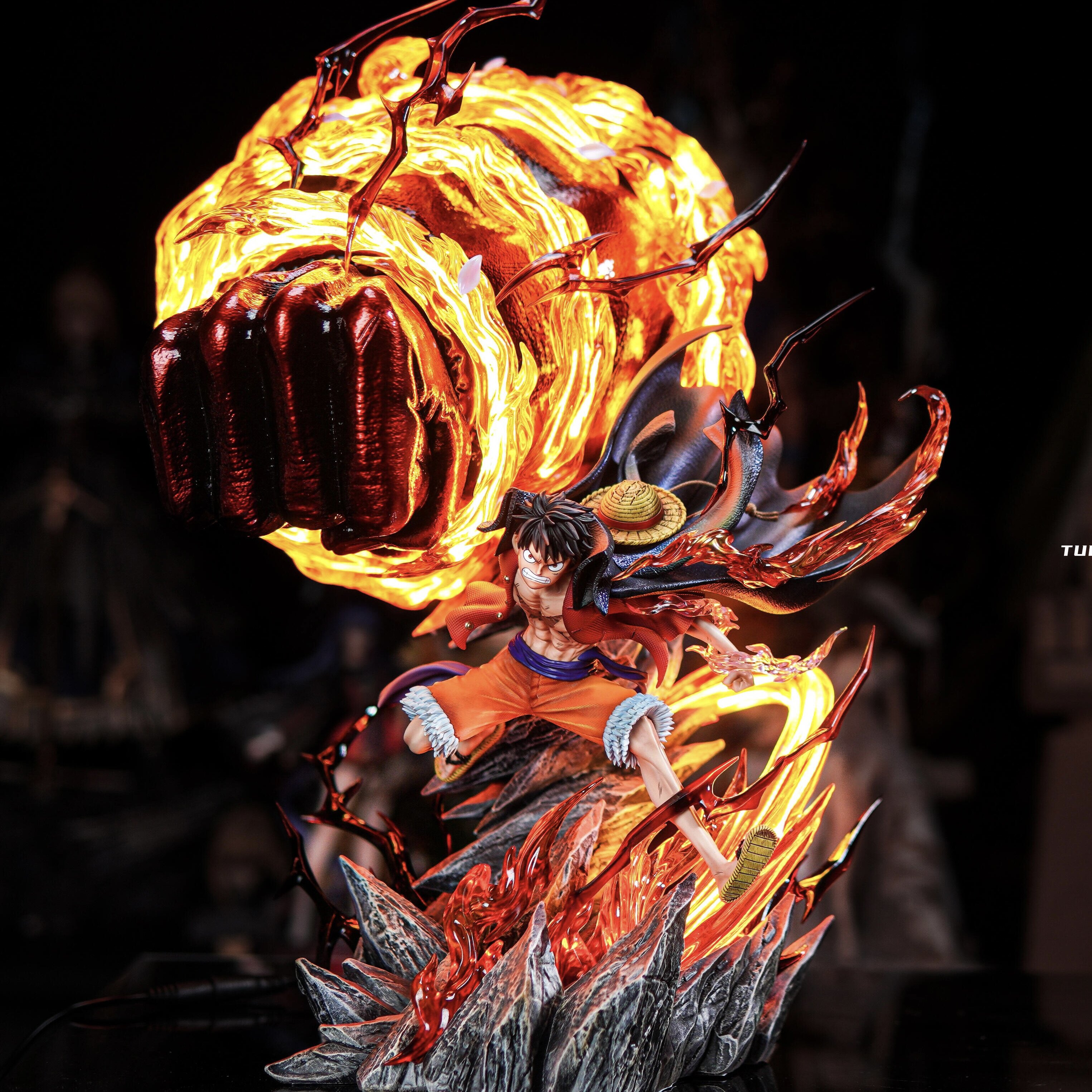 One Piece Gear 3 Red Hawk Luffy LED Light-up GK Statue