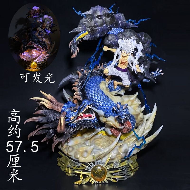 One Piece Gear 5 Nika Luffy VS Kaido LED Battle Diorama