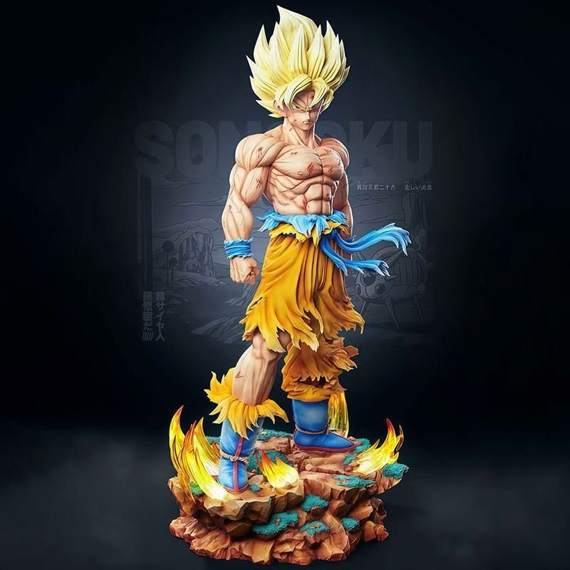 Dragon Ball Z Super Saiyan Goku 2.0 with Interchangeable Bust GK Statue