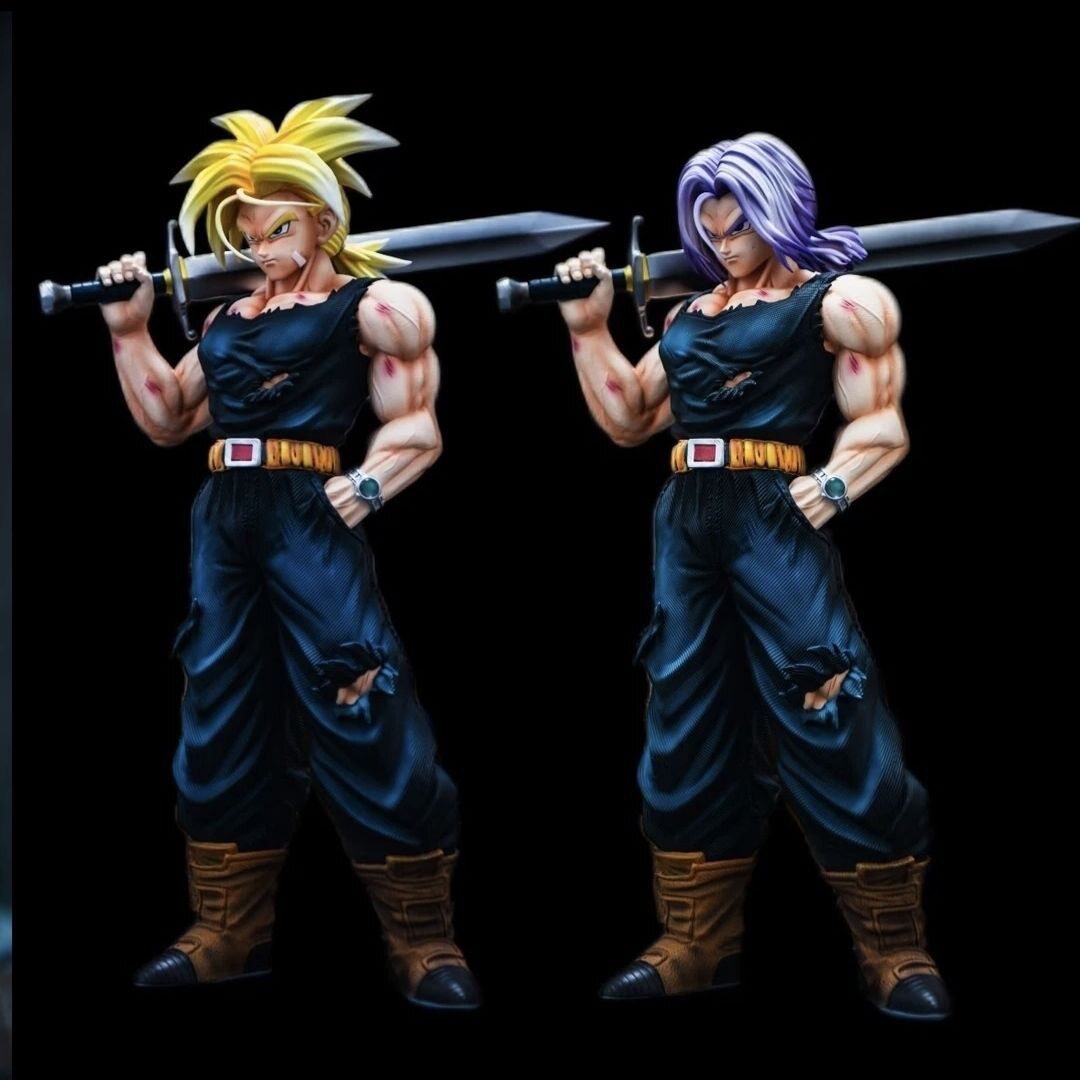 Dragon Ball Z Super Saiyan Future Trunks Sword GK Resin Statue