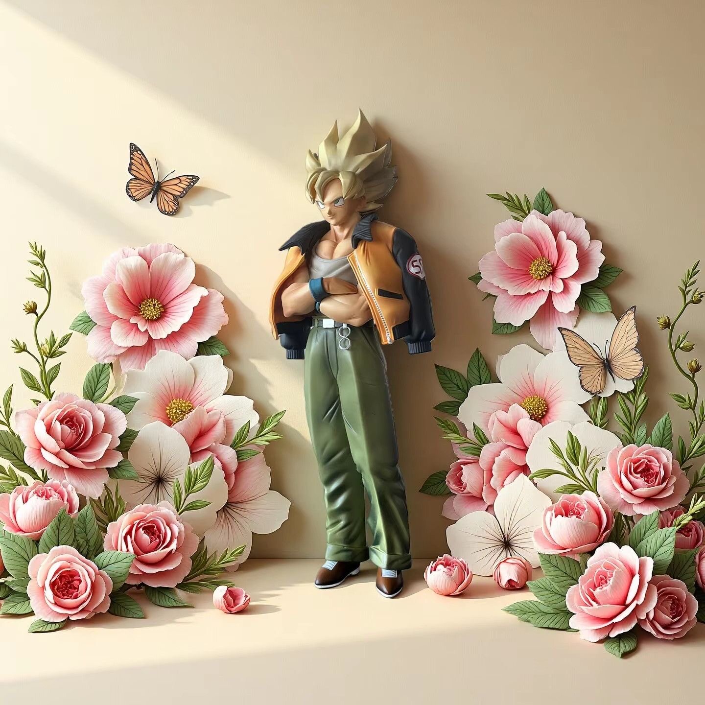 Dragon Ball Z Casual Wear Streetwear Goku PVC Action Figure