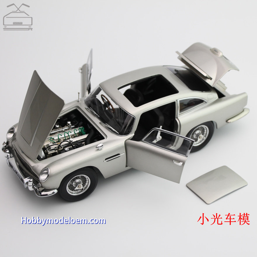 Xiaoguang 007 version 1:18 Aston Martin DB5 alloy fully open car model