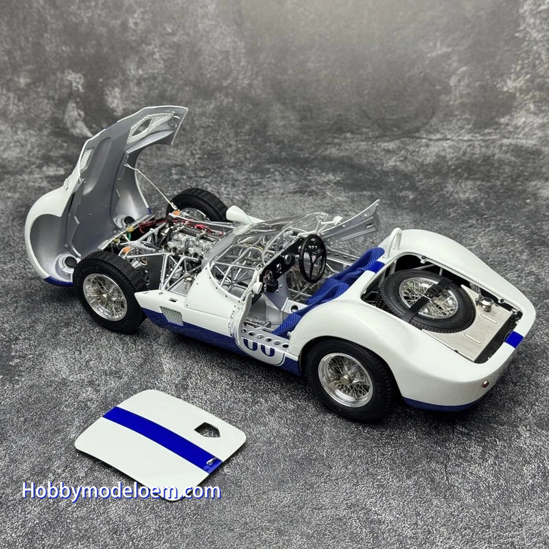 CMC Maserati Tipo 61 "Birdcage", #66, Winner SCCA Continental Divide Race Juni 1960, Jim Hall, white/blue
