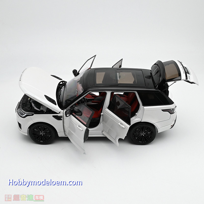 Whelart Wheel Art 1:18 Land Rover Range Rover Sport White Alloy Fully Open Car Model