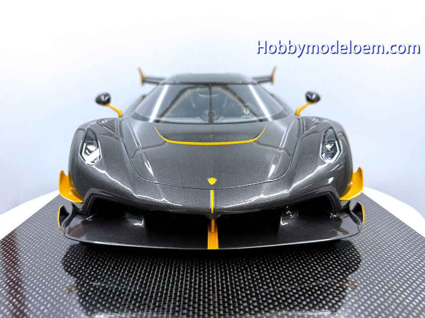Frontiart 1:8 koenigsegg Jesko Carbon Gold Resin Model Car