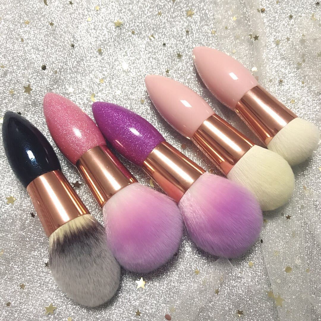Multifunction Portable High Quality Bling Makeup Brush Foundation Brush Powder Brush Blush Brush OEM