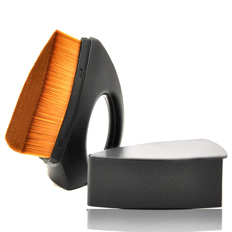 Latest Design Flat Iron Makeup Tools Dense Single Foundation Brush For Cream Setting Apply