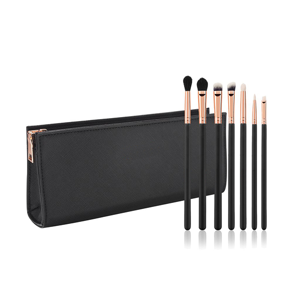 Vegan beauty cosmetic eye brushes set